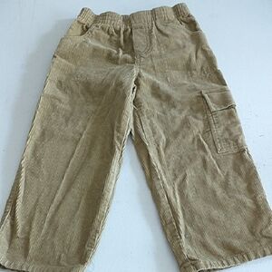 Wonderkids Size 4t Corduroy Cargo Pants - Tan